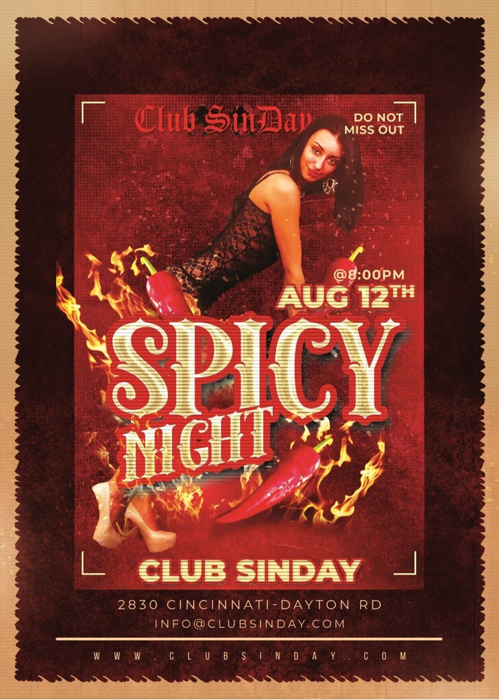 Club SinDay Cincinnati's & Dayton's Hottest Members Only Adult