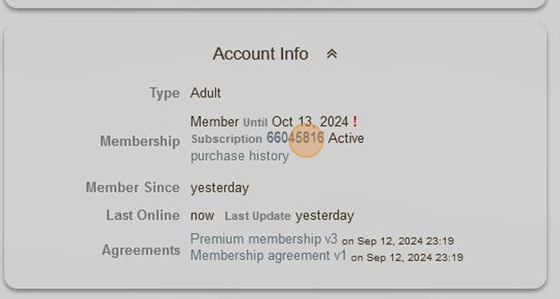 Subscription Information