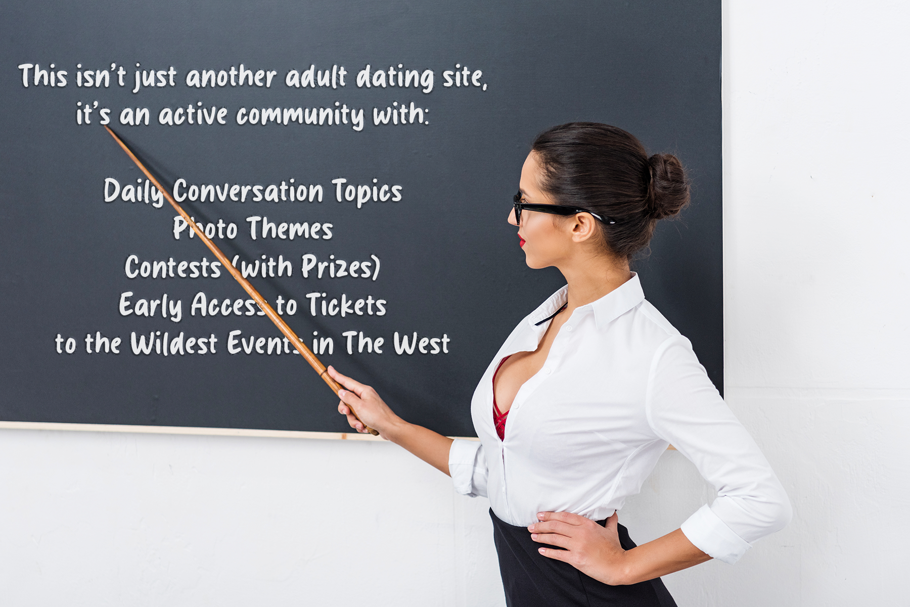 Sexy Oklahoma Lifestyle Woman Promoting OTB Photo Themes