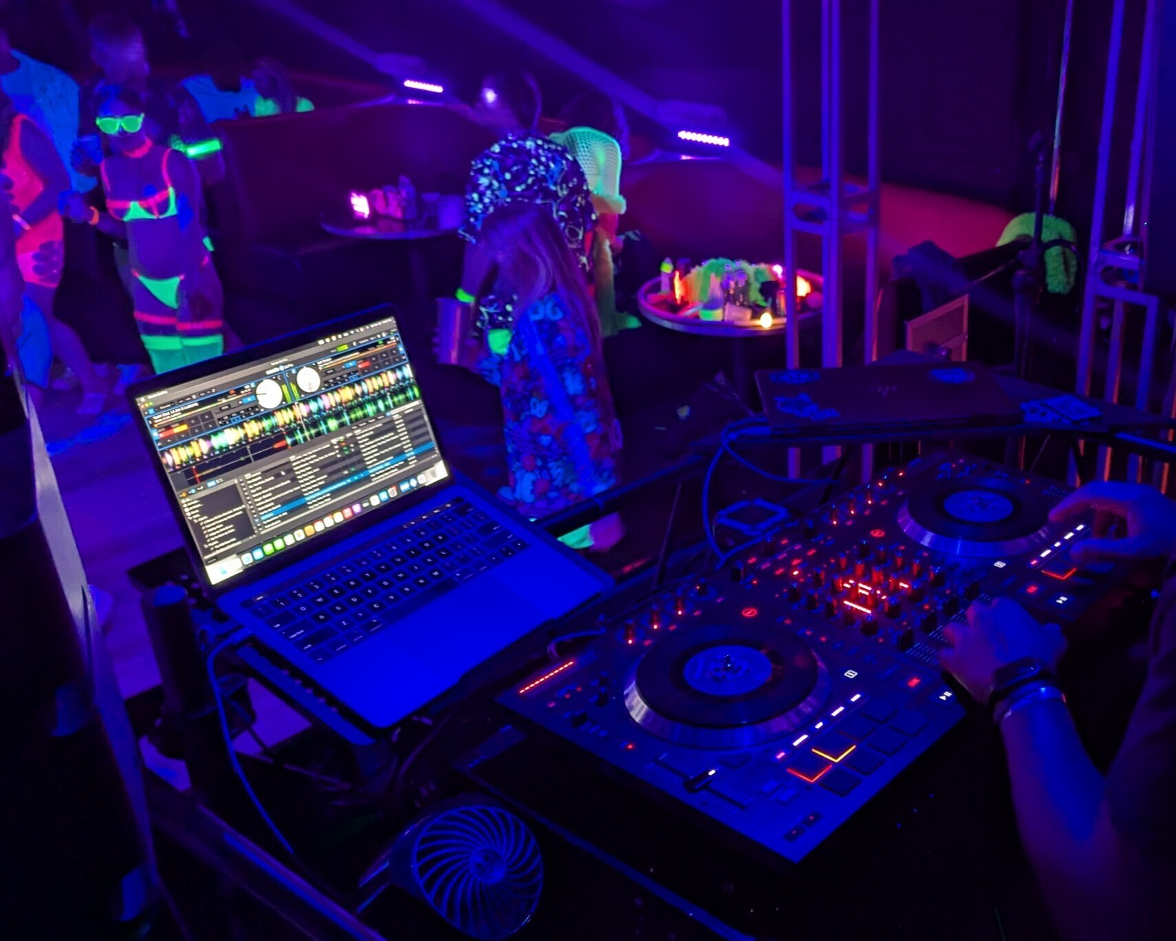 Glow DJ Booth at The Shop