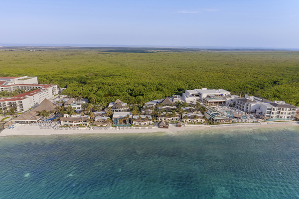 Resort from the water