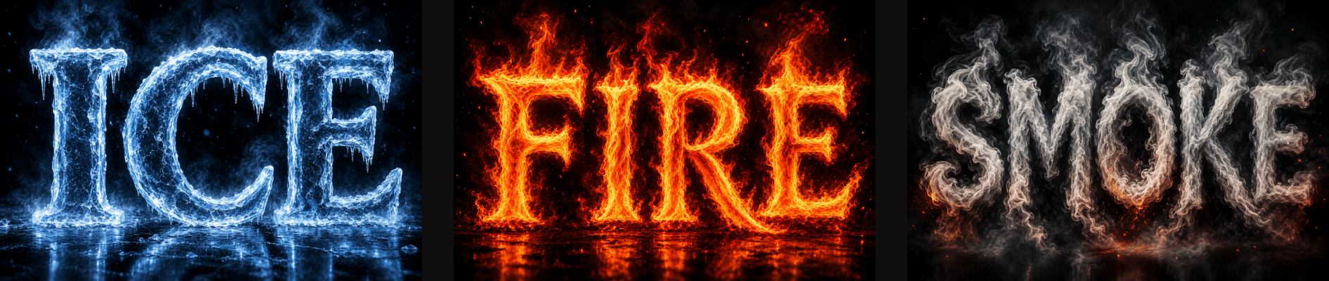 Ice Fire Smoke