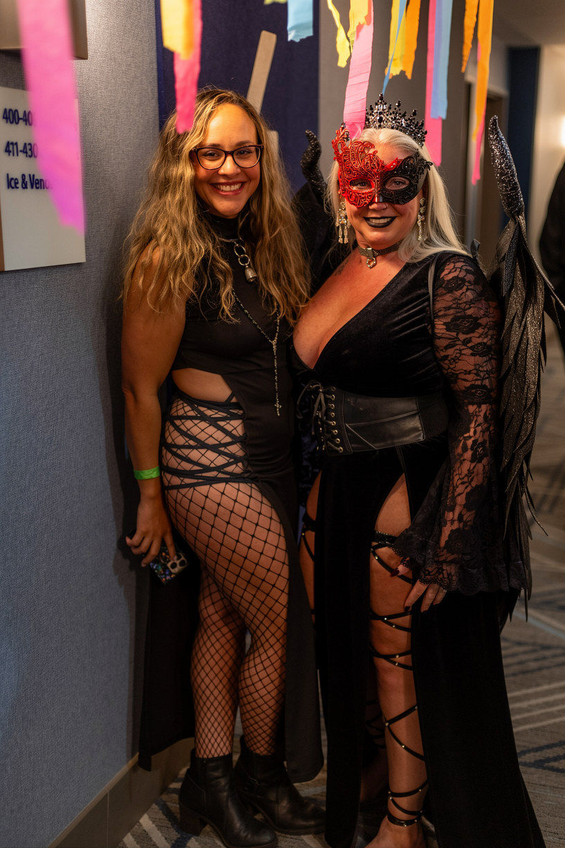 Guests in costume at a previous After Halloween party