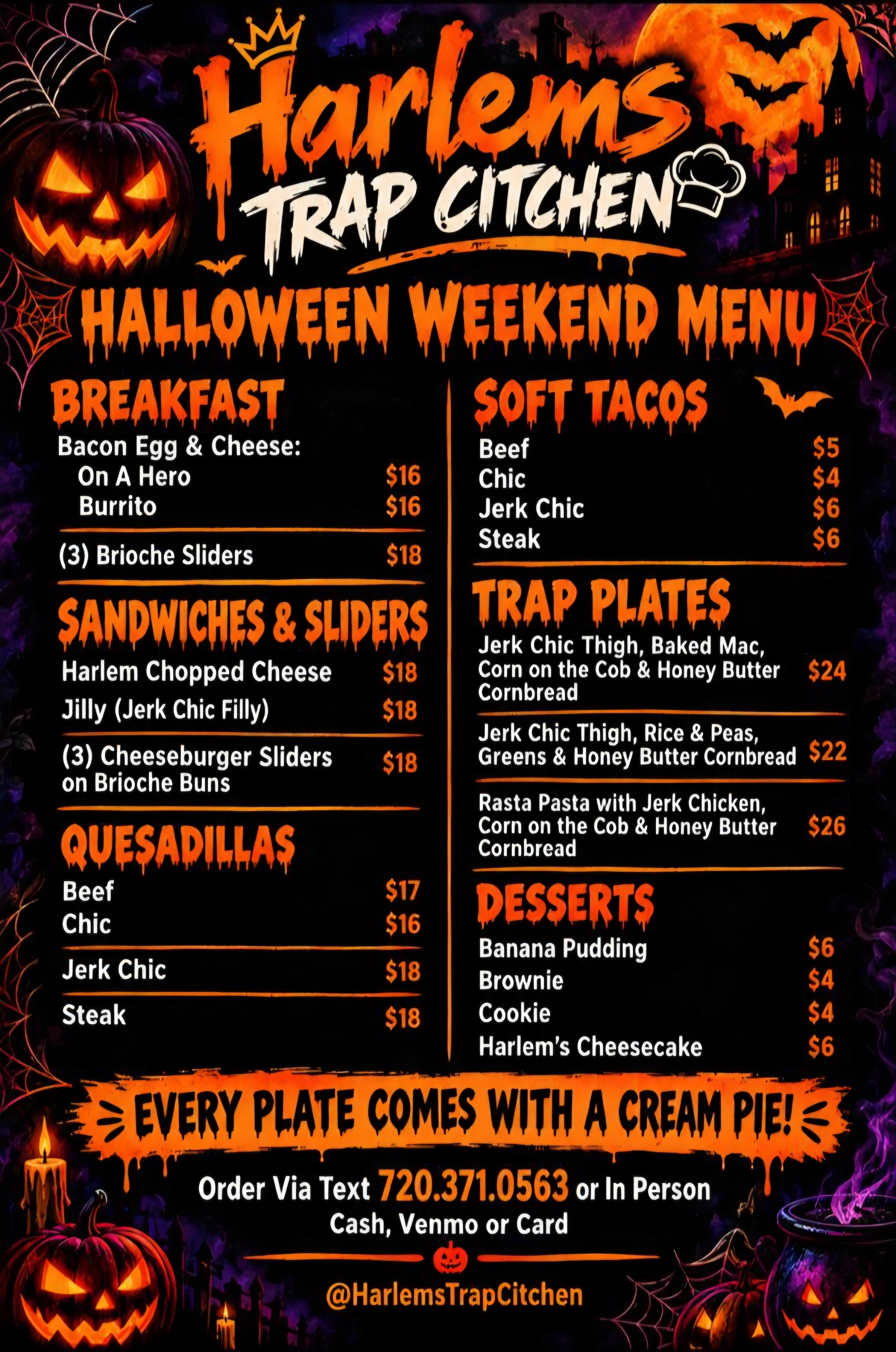 Food Truck Menu