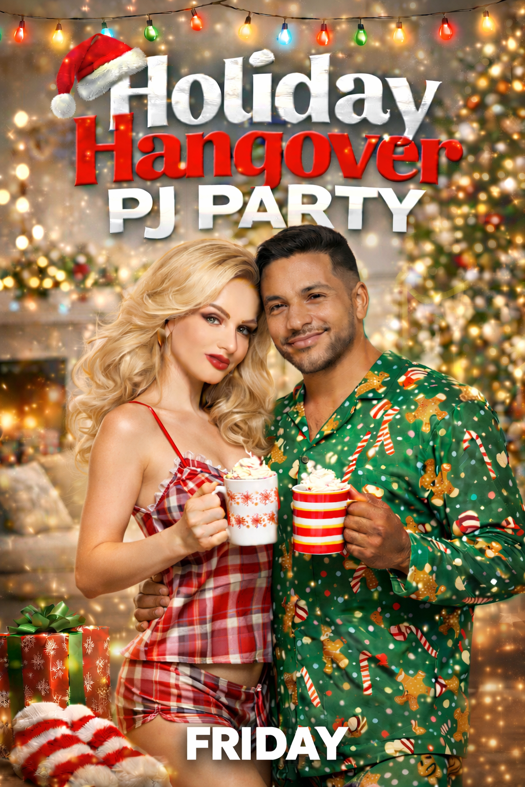 Holiday Hangover PJ Party
