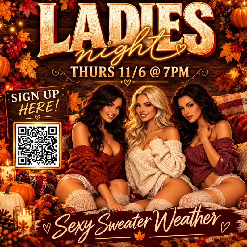 LADIES NIGHT - Sexy Sweater Weather flyer