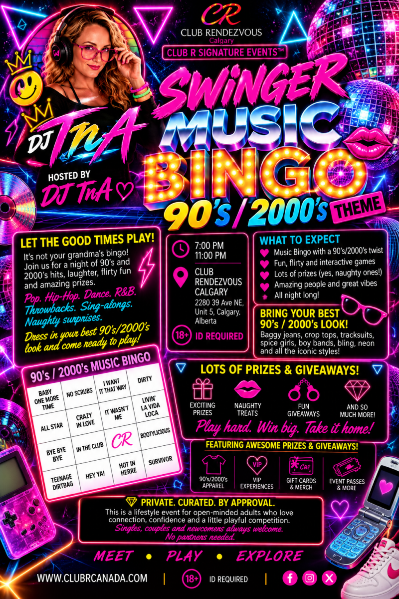 Neon Retro Swinger Music Bingo Poster.png